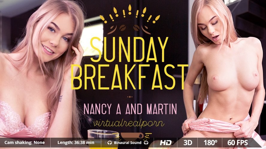 Nancy A in Steamy Morning VR Sex Adventure
