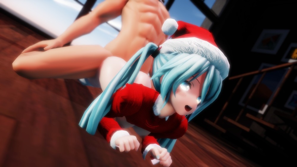 Hatsune Miku Xmas Buttjob Fantasy in 4K