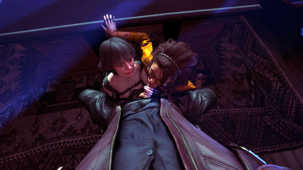 Devil May Cry: Lady and Nico in Hot Threesome