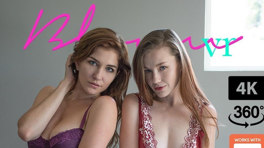 Emily Bloom & Skye Blue in Sensual Bed Scene
