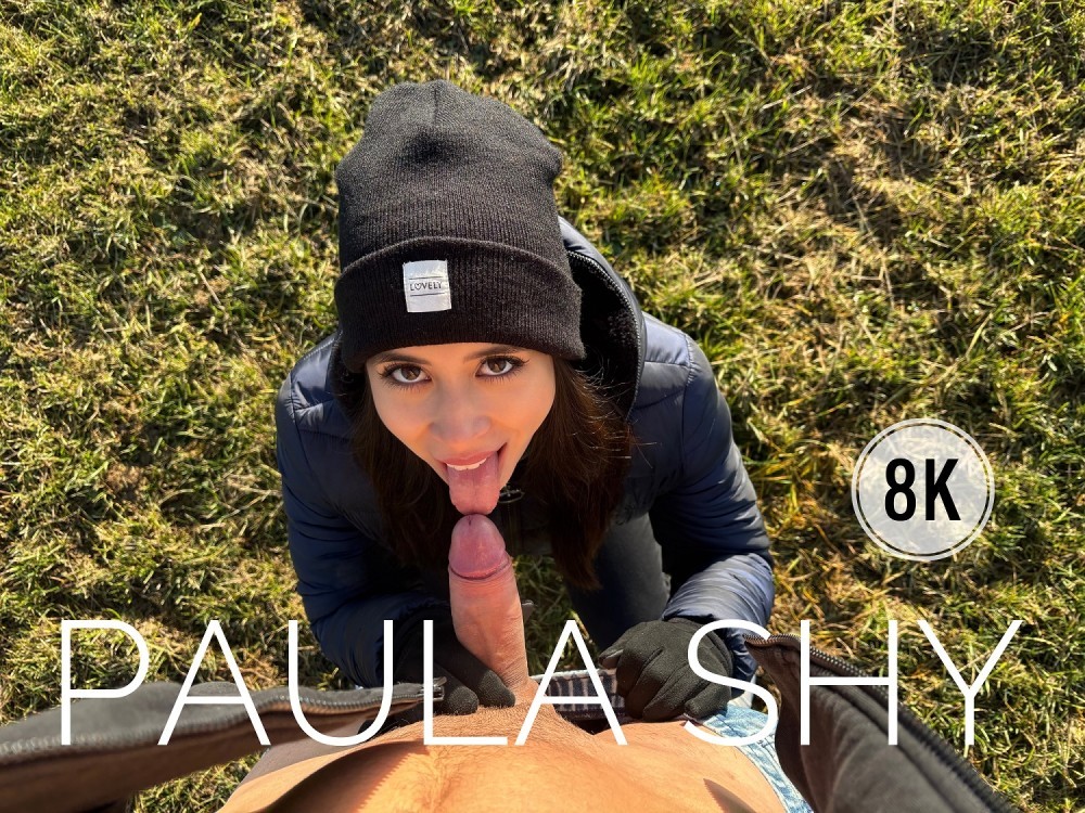 Paula Shy Wild Blowjob Adventure Outdoors