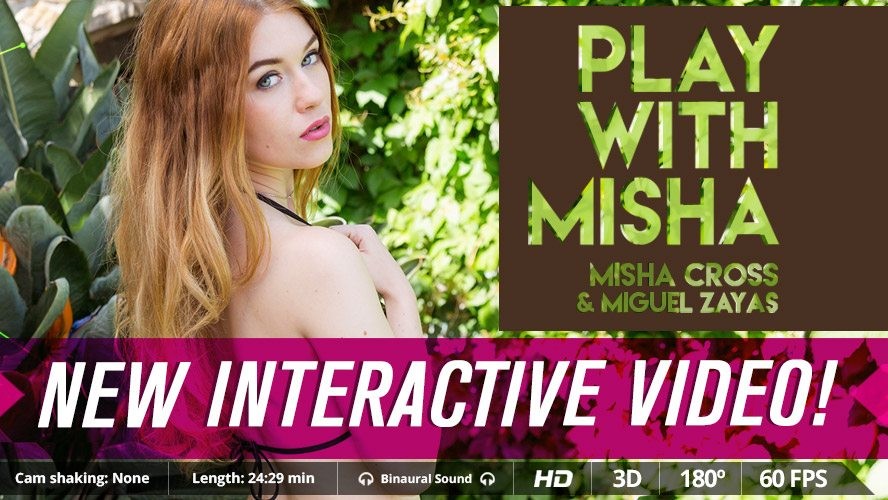 Misha Cross Sensual Blonde VR Sex Adventure