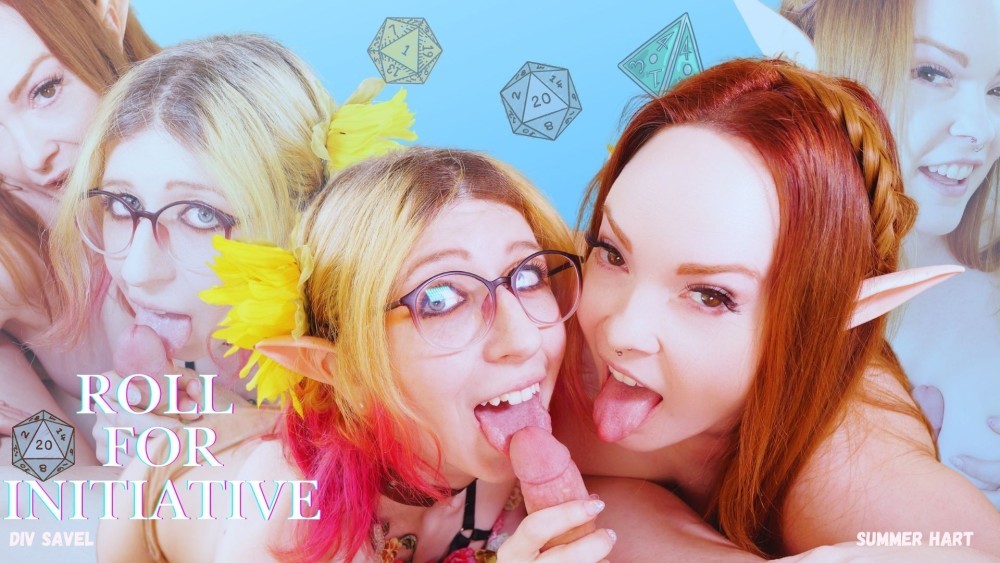 Div Savel & Summer Hart in Epic VR Threesome