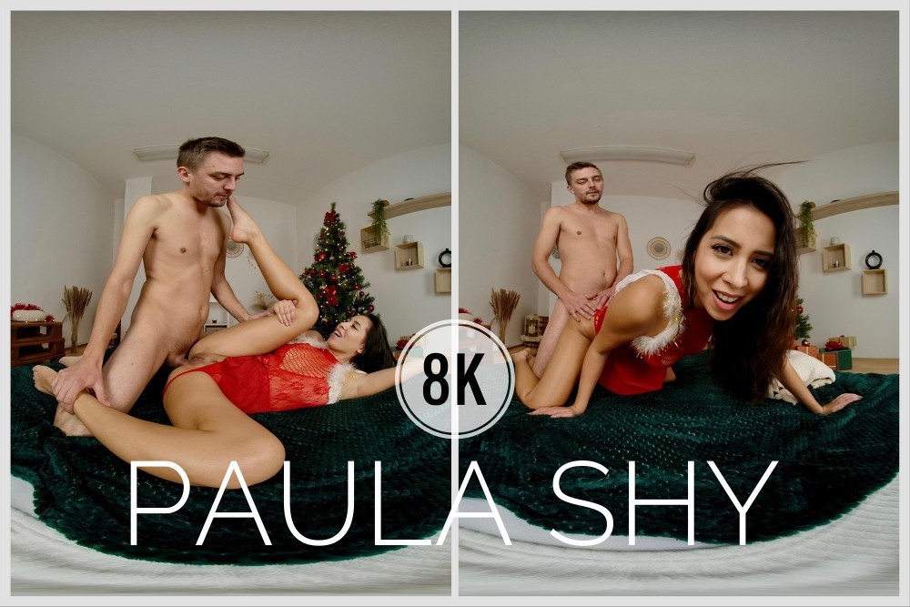 Paula Shy Christmas Anal VR Thrill