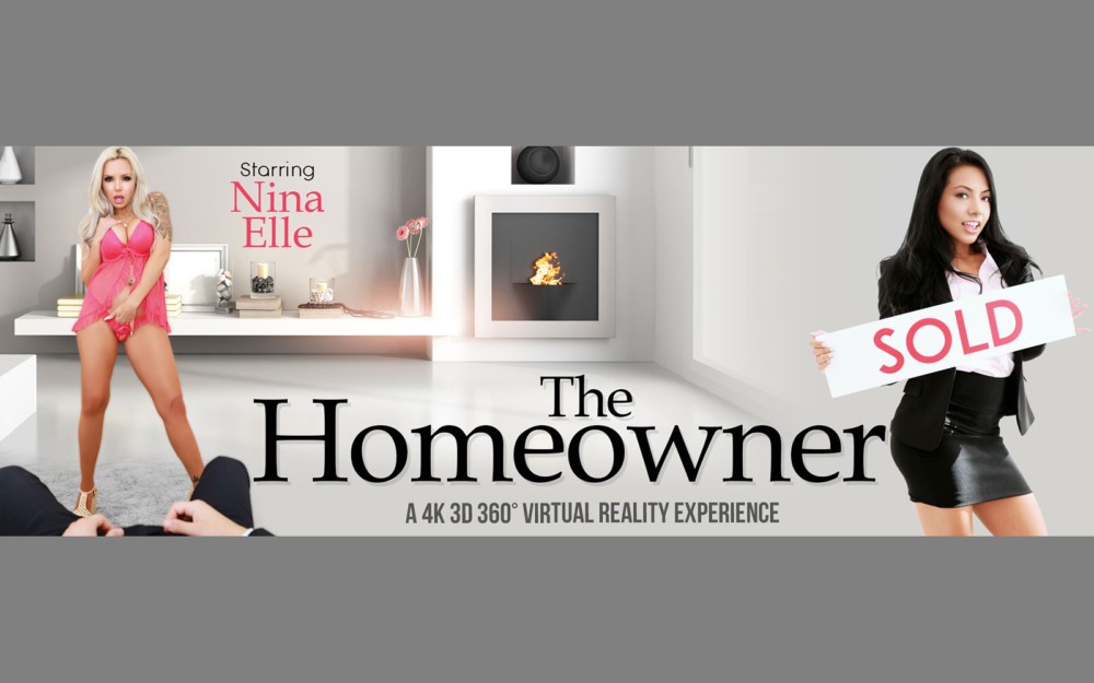Naughty Nina Elle in VR Homeowner Seduction