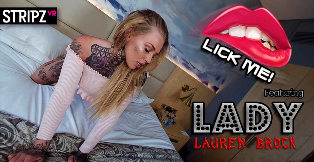 Lauren Brock: Stunning European Striptease VR