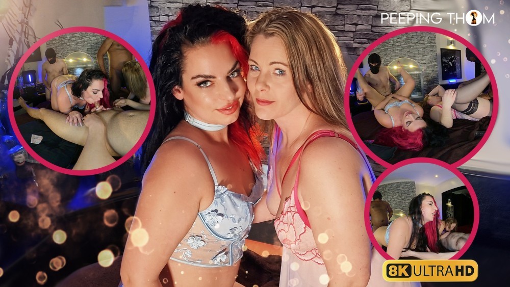 Ava & Cheri Pi First Time Swinging Thrill