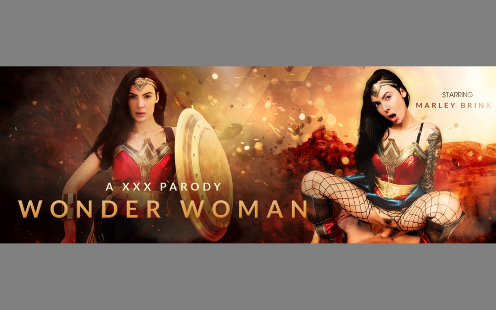 Marley Brinx in Wonder Woman VR Cosplay Action