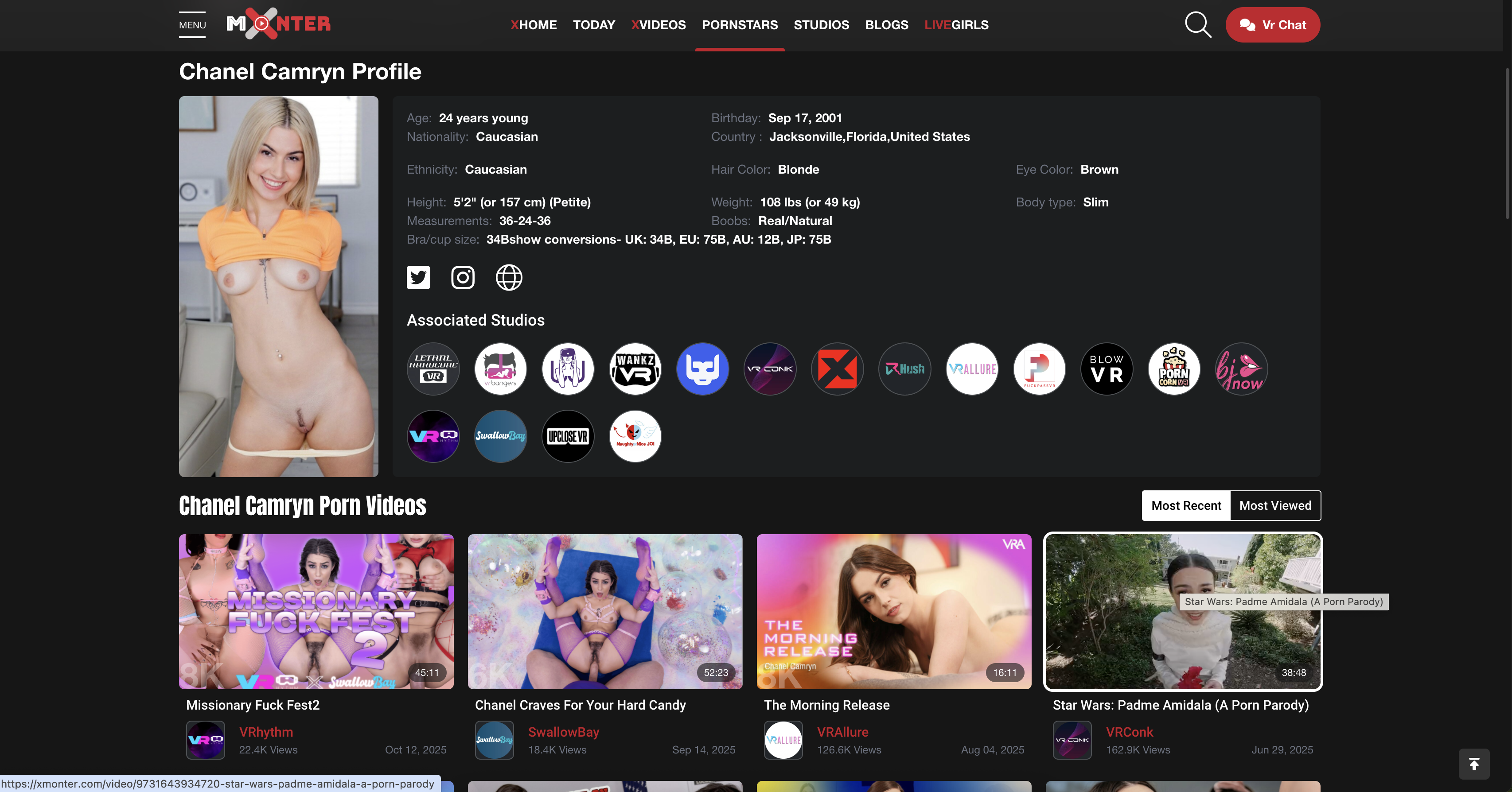 Chanel Camryn: VR Porn Star Ignites Tech-Fueled Lust