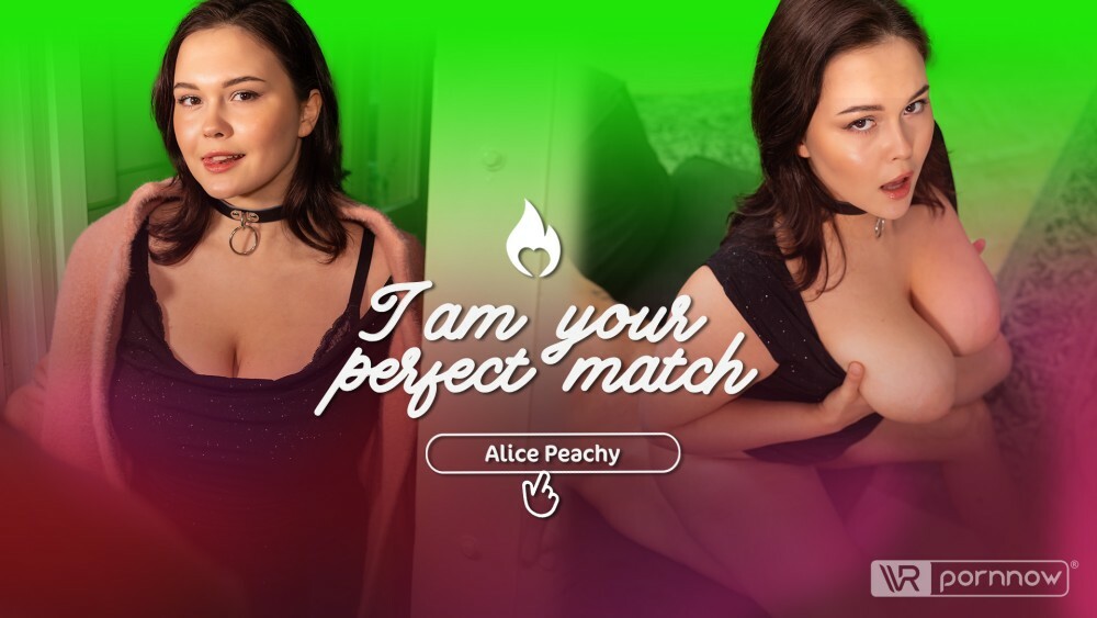 Alice Peachy in Hot VR Dating Match