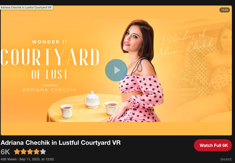 Adriana Chechik's VR Porn: 5 Wild Fucks in XR Bliss