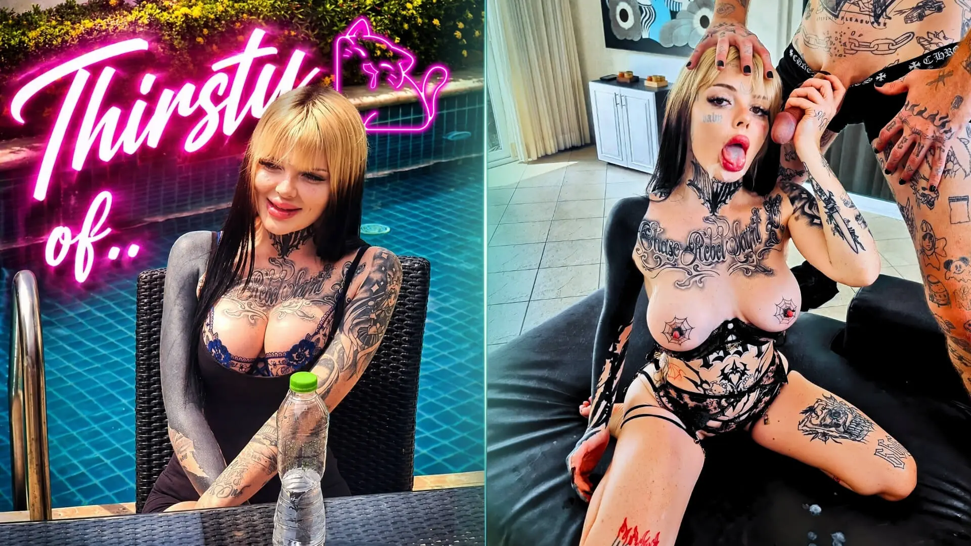 Thirsty Inked Street Slut Tricked Into Hardcore VR Casting Couch Fuck