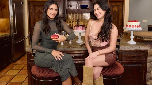 Megan & Isa: Latina Tradwives Share Your Cock in VR