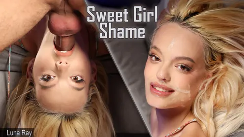 Luna Ray - Sweet Girl Shame: 8K 180° 3D VR scene
