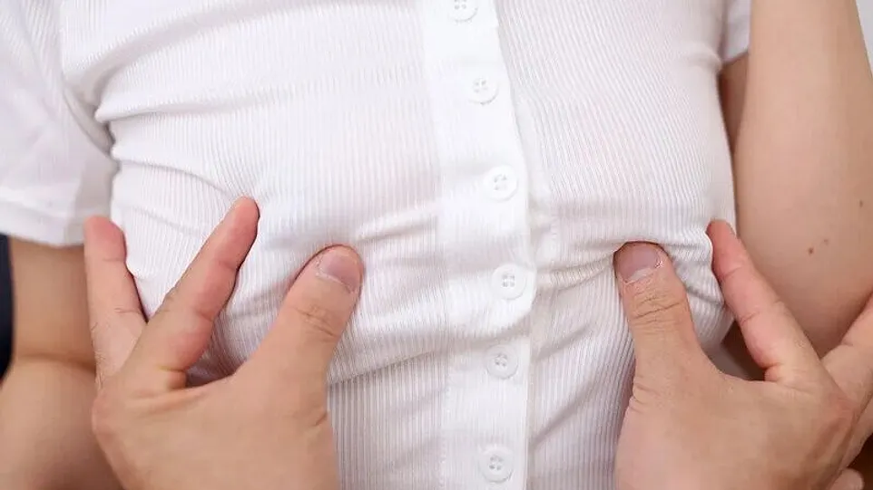 Nipple Play With the Gorgeous H Cup Wife Next Door Pt.1