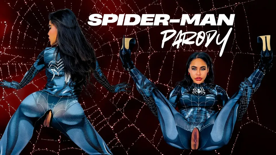 Asian Spider-Woman Parody: 8K 180° 3D VR scene