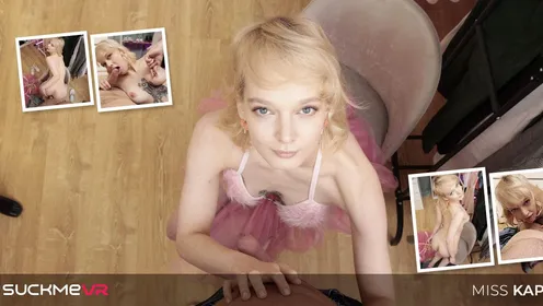 POV VR: Petite Angel Miss Kapriz Knows How To Move On Fat Dicks