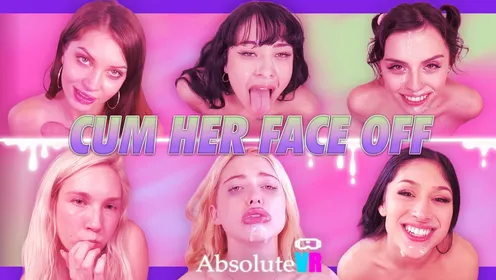 Cum Her Face Off: 8K 3D VR Format and Runtime