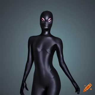 Black Zentai Pornstar