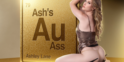 Ashley Lane's Golden VR Cum Ride in 8K vr porn