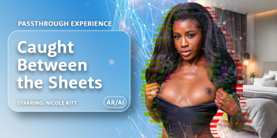 Ebony AR Pornstar Nicole Kitt's Forbidden Hotel Fuck Fest vr porn