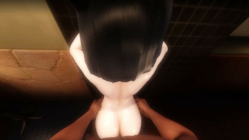 Blue Archive - Justice Mob Chan Drilled Against the Wall (A XXX Parody)