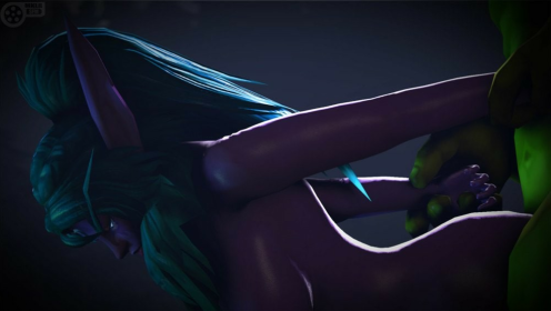 Tyrande In Moonlight: Sexy 3D Parody Action