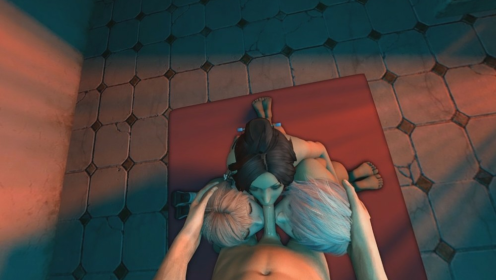 Final Fantasy Threesome Parody Thrill