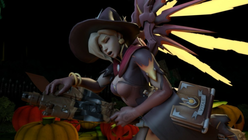 Witch Mercy Broomstick Ride VR Fantasy