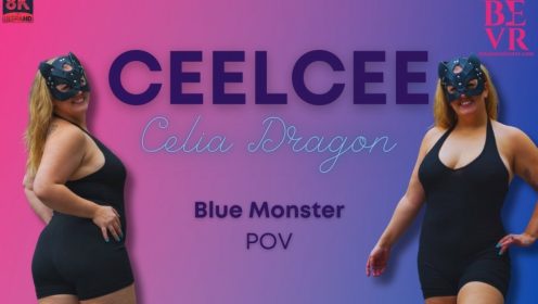 Celia Dragon in Blue Monster VR Erotic Thrill