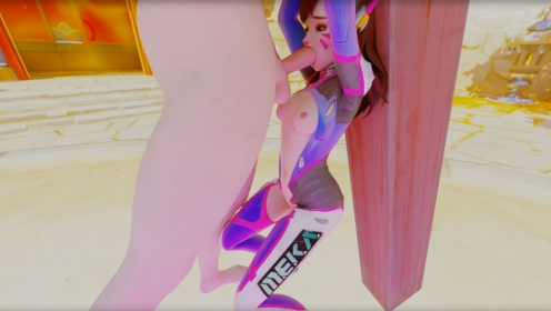 Overwatch Dva Facefuck XXX Parody in 4K VR