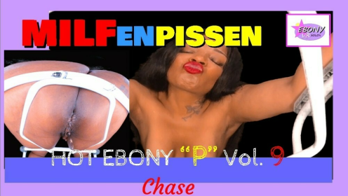 Hot Ebony "P" Vol. 9 - 'Milfenpissen' - Ebony Milf Chase Toilet Pov Rewind & Slo-mo [Passthrough]