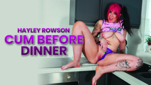 Hayley Rowson in Steamy Pre-Dinner Tease
