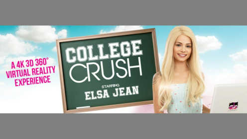 Elsa Jean College Crush Solo VR Thrill