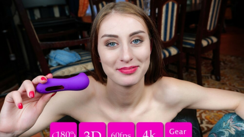 Lina Makes Lapdance And Then Masturbates With Sucking Vibrator VR180