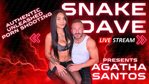 Agatha Santos' Seductive VR Casting with Snake Dave