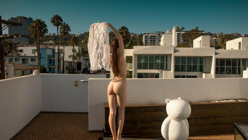 Emily Bloom in Sensual Window Tease 4K VR