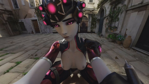 Widowmaker Hot Seated Passion in XXX Parody