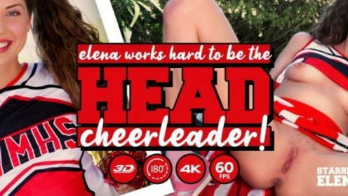 Elena Koshka's Hot Cheerleader Tryout in VR