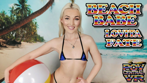 Lovita Fate: Beach Babe in Stunning 4K VR