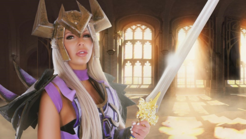 Nina Elle in King's Guard Seduction VR