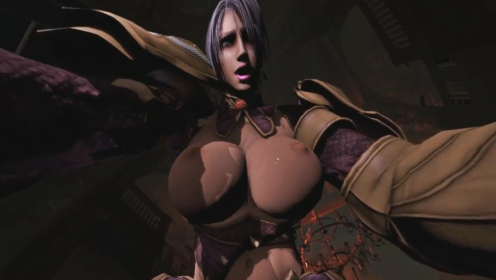 Ivy Valentine Soul Calibur VR Riding Parody
