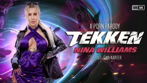 Ema Karter in Tekken Nina Williams VR Parody