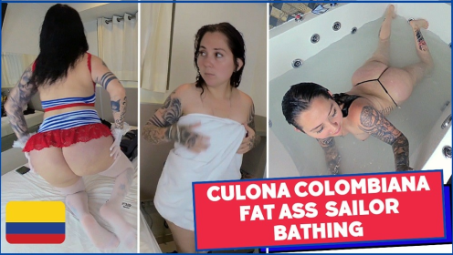 Culona Colombiana - Fat Ass Sailor Bathing