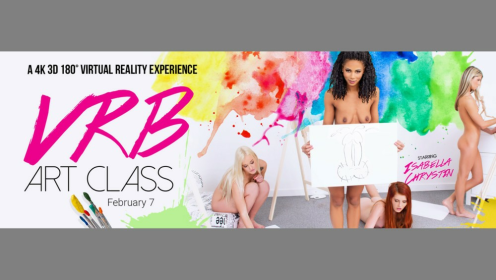 Isabella Chrystin in VR Art Class Erotic Scene