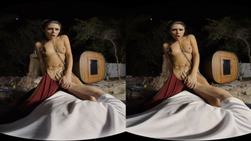 Anna Morna in Slave Princess VR Cosplay Thrill