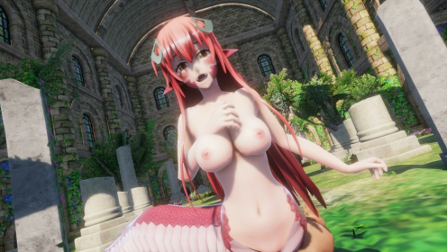 Monster Musume Miia Wild Cowgirl Parody