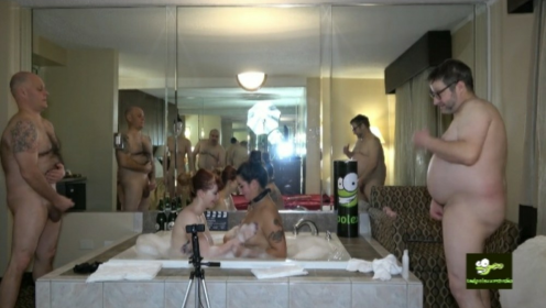 Misty Meaner & Hannah Grace Lesbian Voyeur Thrill