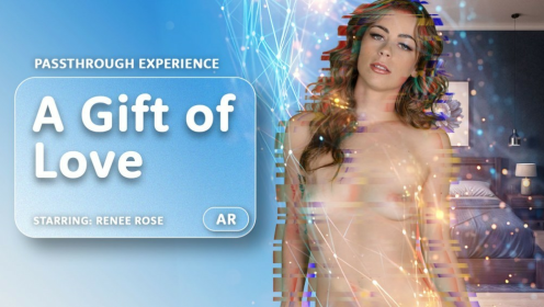 Renee Rose in VR Love Gift Passthrough