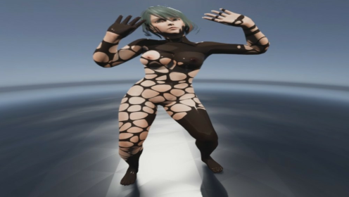 DOA Tamaki Dissolving Suit Hot VR Parody